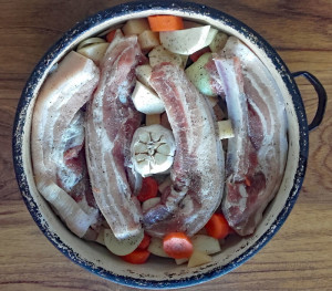 BellyOfPorkWithRoastedVeg